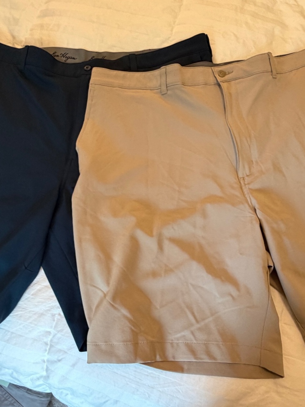 Ben Hogan golf shorts, navy & tan, size 44